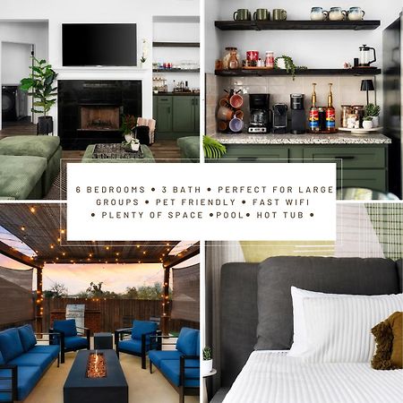 Stunning Family Home With Pool & Hot Tub - Sleeps 17 ฟลูเกอร์วิลล์ ภายนอก รูปภาพ