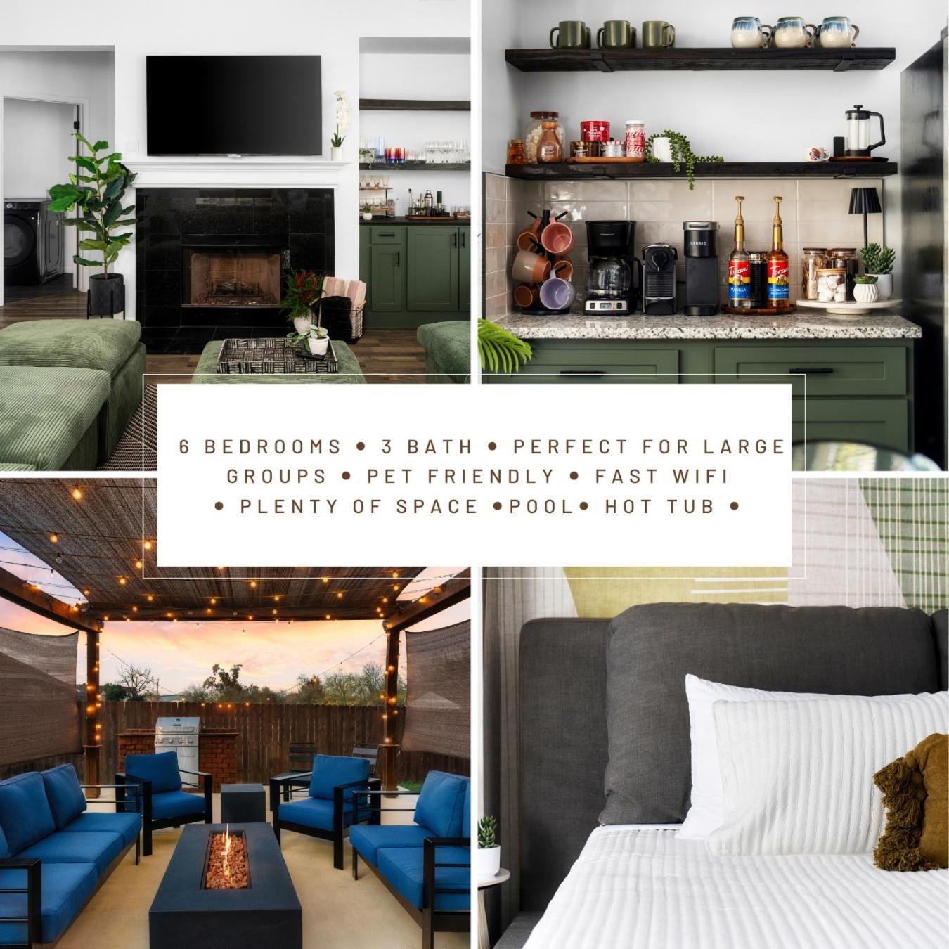 Stunning Family Home With Pool & Hot Tub - Sleeps 17 ฟลูเกอร์วิลล์ ภายนอก รูปภาพ